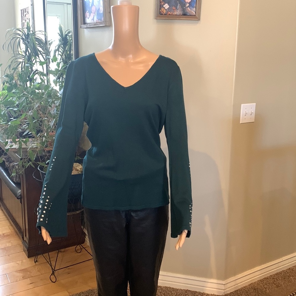 International Concept deep green Blouse.